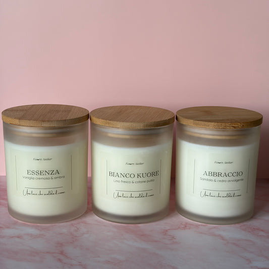 Tris Kuore – Linea Classica | Set 3 Candele Profumate