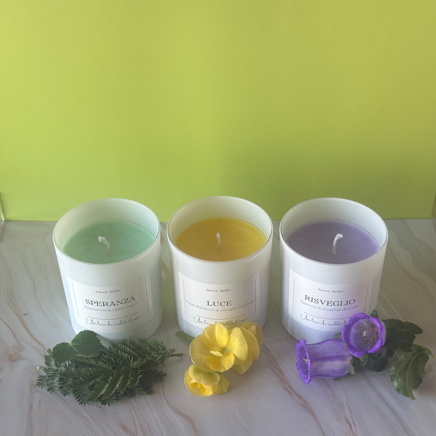Trilogia di Primavera – Set 3 Candele Stagionali