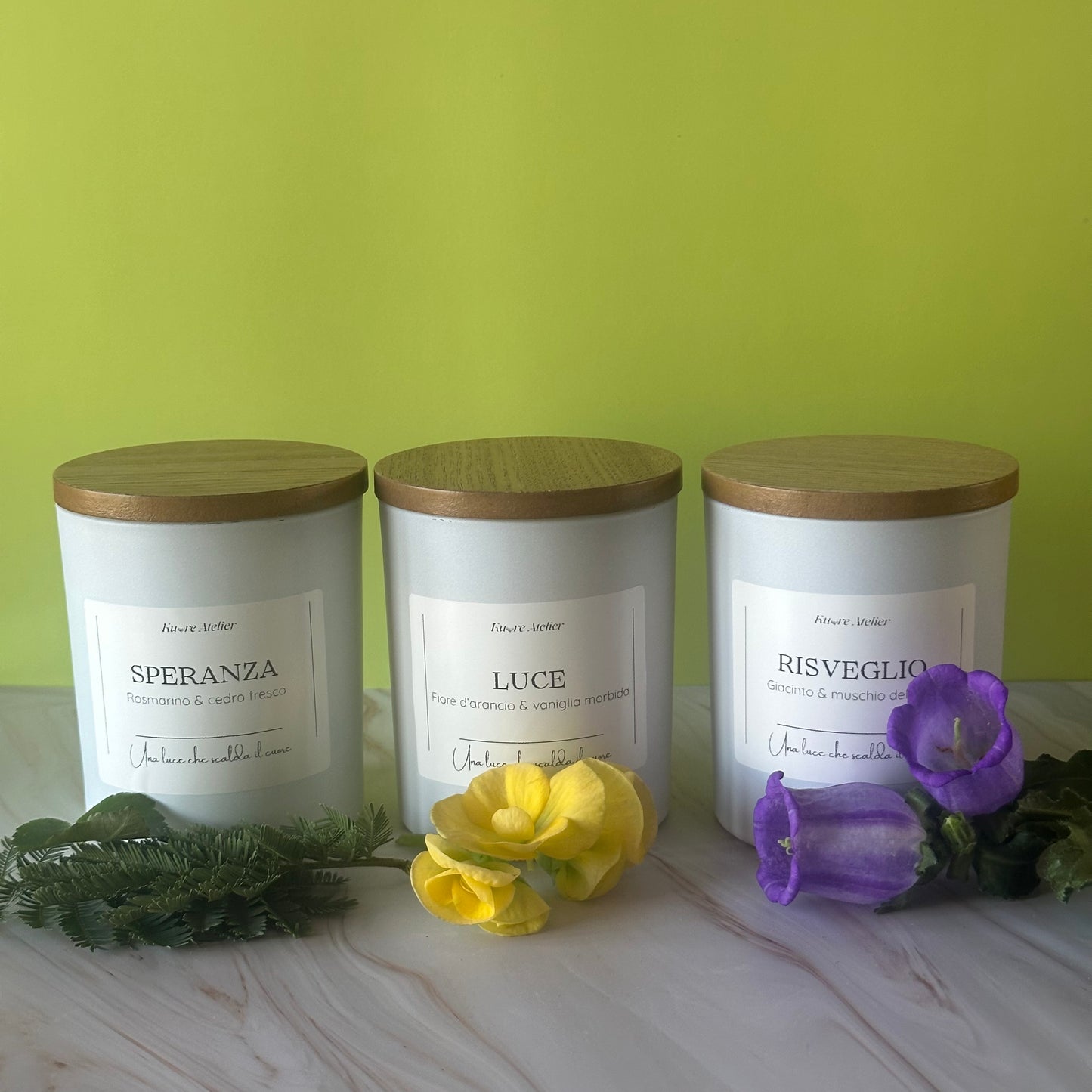 Trilogia di Primavera – Set 3 Candele Stagionali